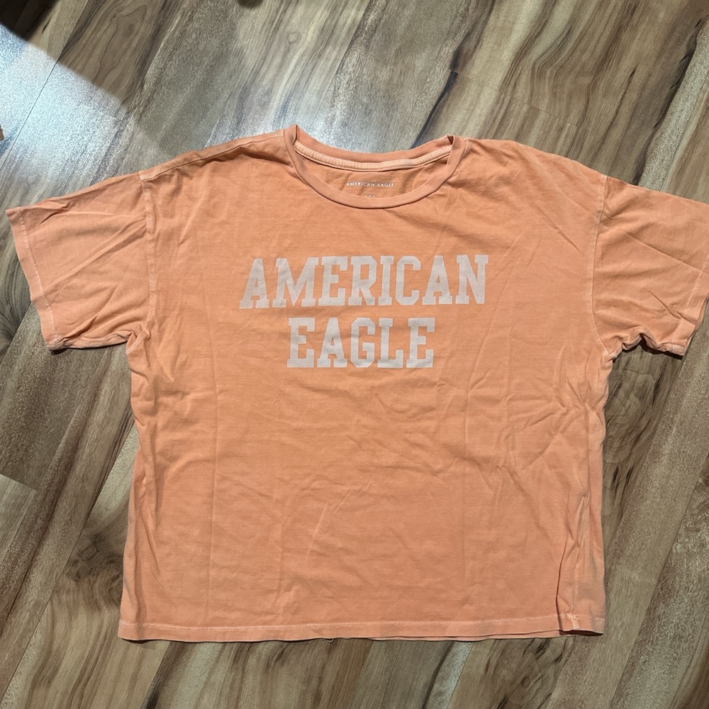 American Eagle Outfitters Orange Short Sleeve Tee